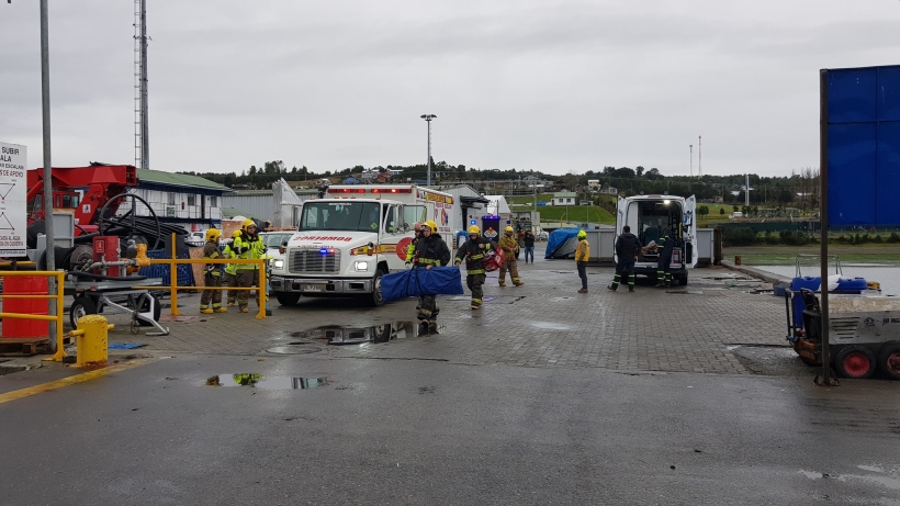 Oficial de buque sufrió amputación de una pierna en accidente laboral en Quellón