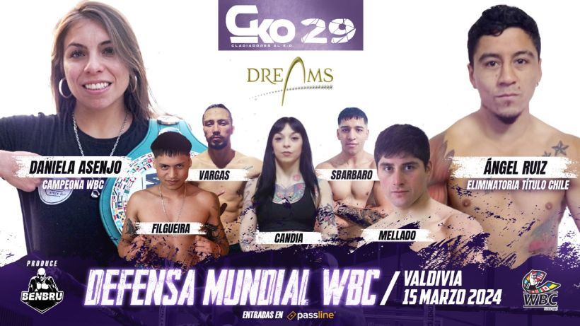 Productora confirma horario de los combates para la velada de boxeo del viernes 15 de marzo en Valdivia Productora confirma horario de los combates para la velada de boxeo del viernes 15 de marzo en Valdivia
