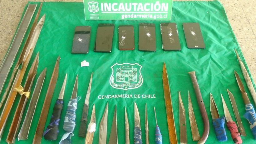 Once recintos penitenciarios de La Araucanía fueron allanados de forma simultánea