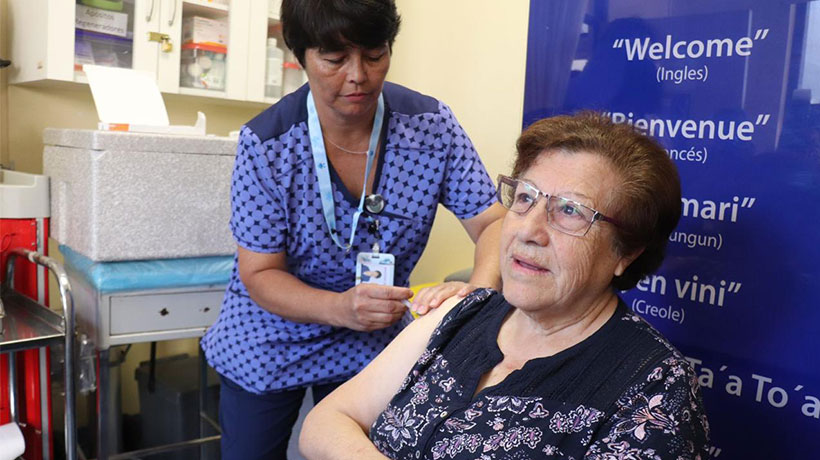 Valparaíso: inicia campaña de vacunación contra la influenza