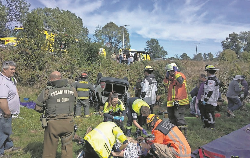 Accidentes en Villarrica y Purén dejan dos víctimas fatales en fin de semana largo