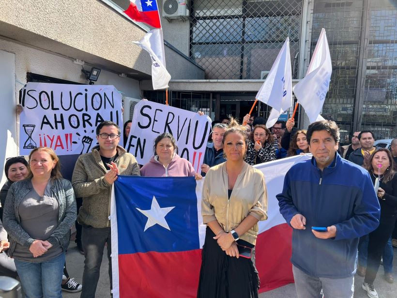 Provincia del Biobío: Funcionarios del Serviu inician paro indefinido por falencias en infraestructura de su lugar de trabajo
