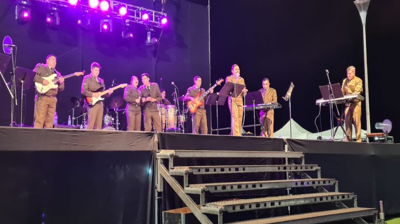 Orfeón Nacional de Carabineros se presenta en la Región de Tarapacá