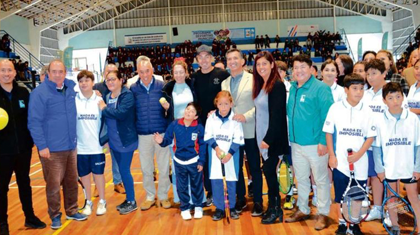 Nicolás Massú contó a los estudiantes por qué “nada es imposible” en la vida