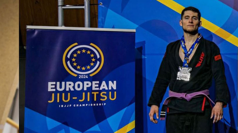Profesor de la UV logra título nacional de Jiu Jitsu y lo suma al ser subcampeón europeo