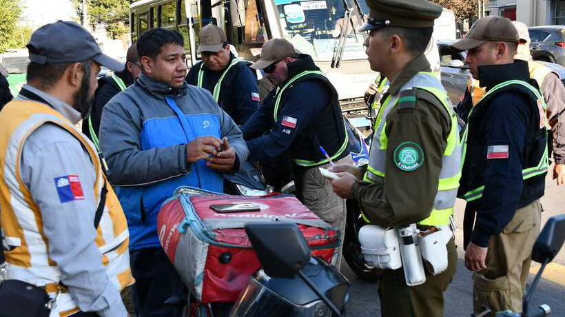 Fiscalizaciones en Temuco dejaron 16 motos incautadas y un detenido