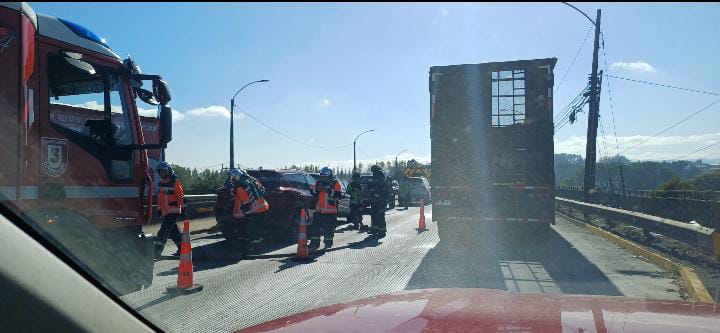Dos accidentes vehiculares se han registrado esta mañana en Avenida Alessandri de Concepción