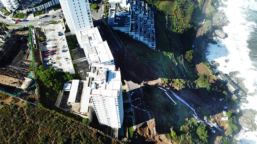 Socavones en Viña del Mar: edificio Santorini podrá ser habitado por sus residentes