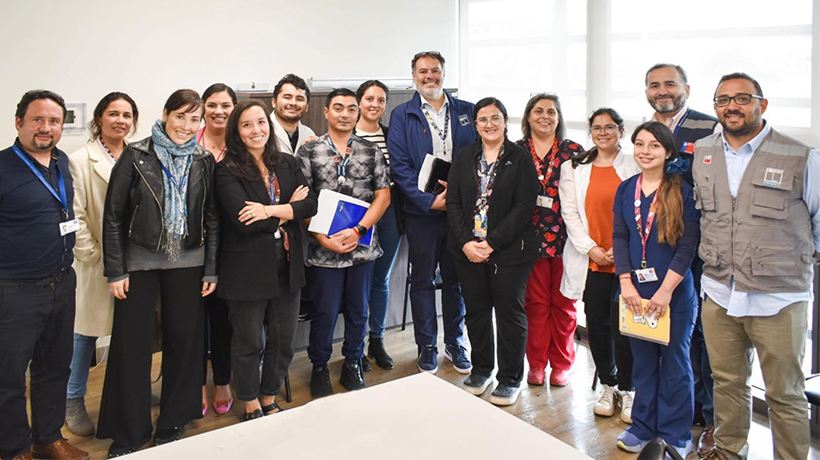 Hospital Claudio Vicuña recibe con Digera de Minsal para realizar trabajo colaborativo en campaña de invierno 2024