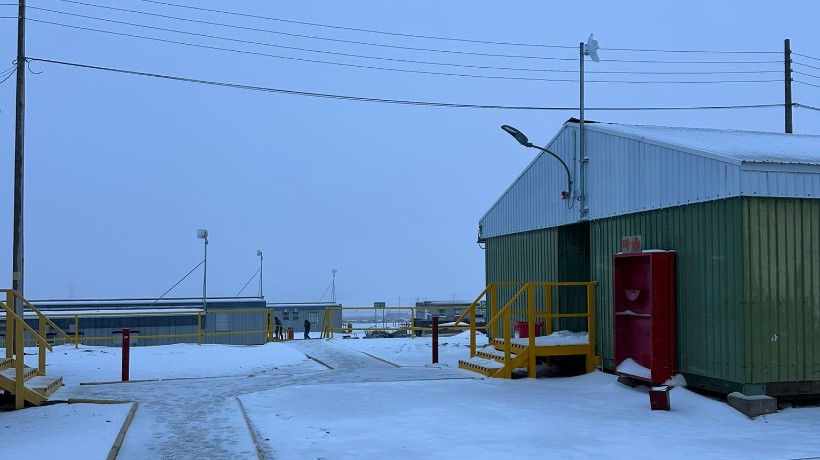 Registran caída de nieve en sector de Minera Escondida