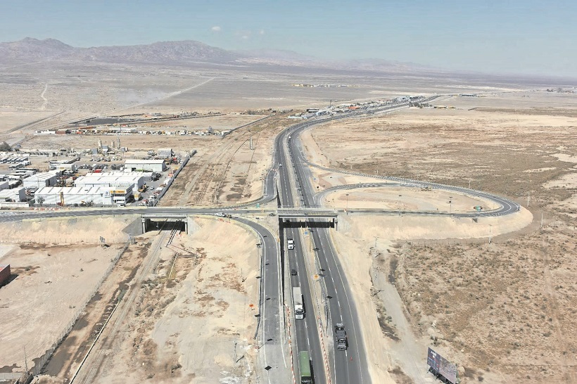 Después de larga espera, abren nuevo enlace de acceso sur de Calama