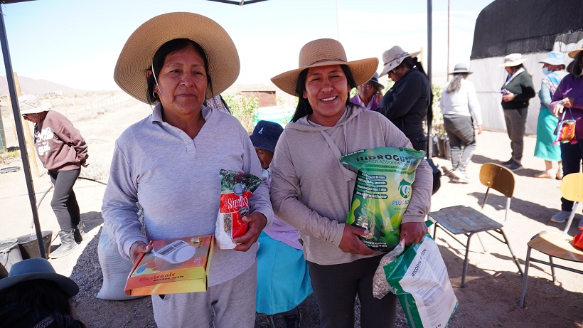 ¿Árboles frutales en el desierto? Avanza proyecto de asociación de mujeres atacameñas en Toconce