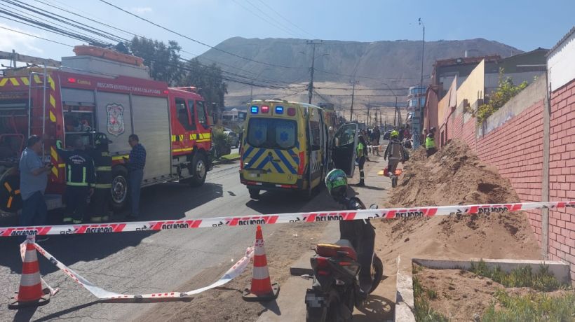 Trabajador migrante murió tras derrumbe en obra de construcción en casa en sector sur de Iquique Trabajador migrante murió tras derrumbe en obra de construcción en casa en sector sur de Iquique