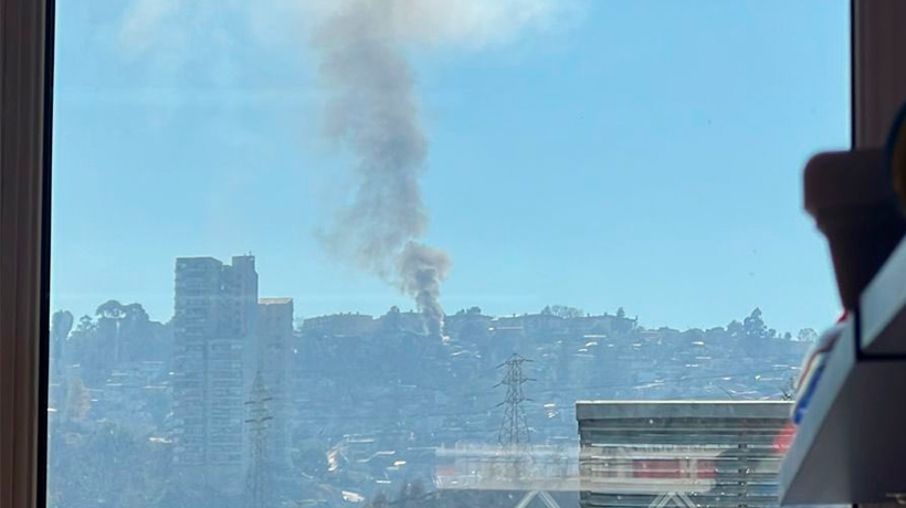 Vivienda fue consumida por incendio en Viña del Mar