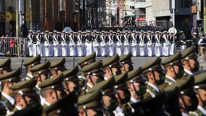 Anuncian cortes de calles para esta tarde por práctica del desfile de 21 de mayo en Valparaíso