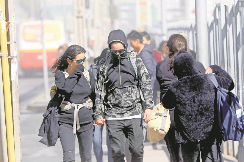 Sensación térmica de hasta -5º grados: Comienzan las temperaturas bajo cero en Calama Sensación térmica de hasta -5º grados: Comienzan las temperaturas bajo cero en Calama
