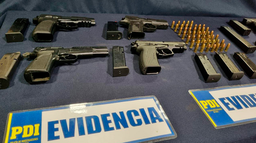 Desbaratan organización dedicada al tráfico de armas: ingresaban las especies por Los Libertadores desde Argentina
