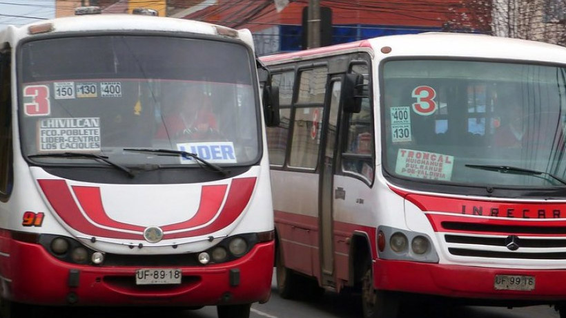 Aprueban perímetro de exclusión para transporte público en Temuco Aprueban perímetro de exclusión para transporte público en Temuco