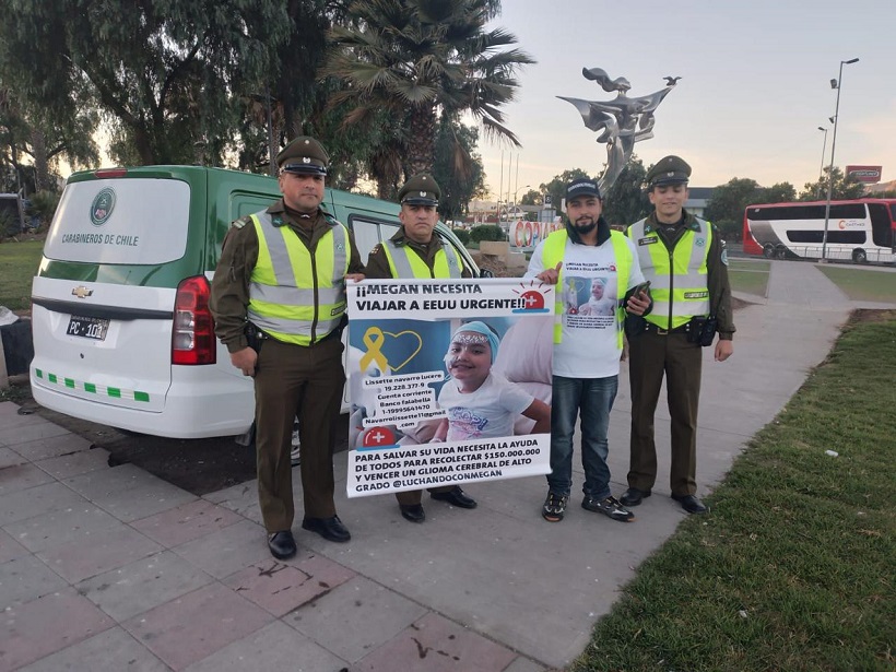 Padre de menor con cáncer cerebral partió caminata desde Copiapó a Santiago