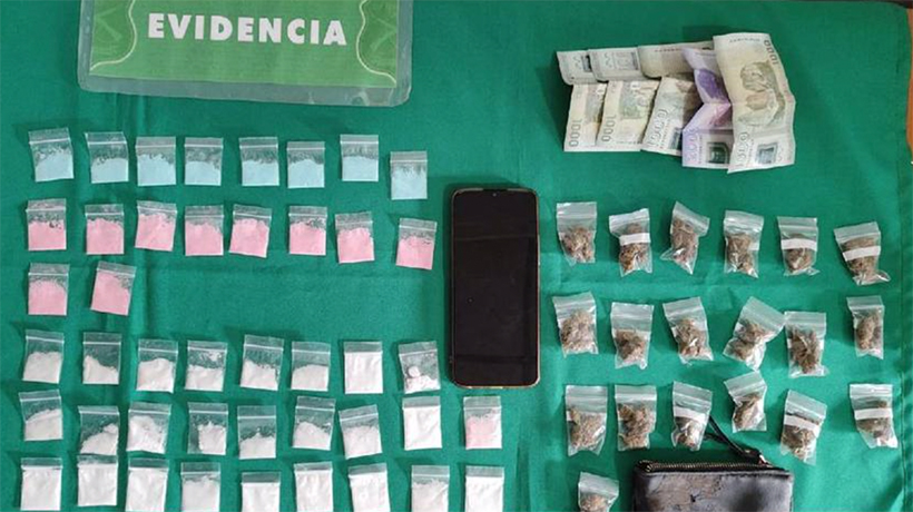 Carabineros detuvo a motorista que se paseaba por Barros Luco con drogas