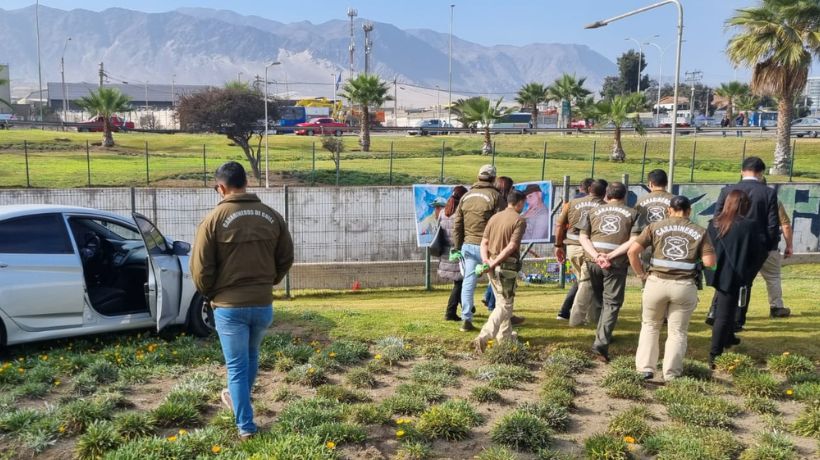 Fiscalía reconstituye escena por la muerte de adolescente implicado en asalto a conductor de InDrive en Antofagasta
