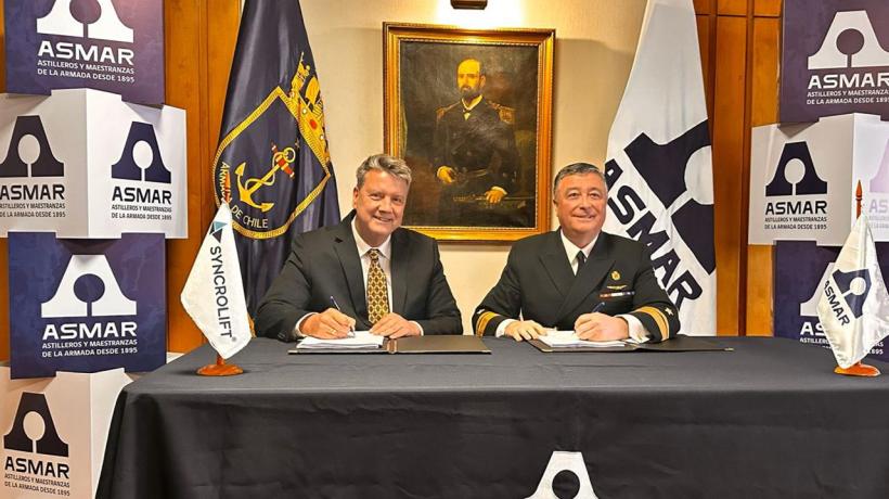 Asmar y empresa noruega firman contrato para modernizar astillero en Talcahuano