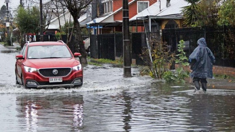 Ñuble recibiría nuevo sistema frontal que dejaría hasta 90 milímetros de agua