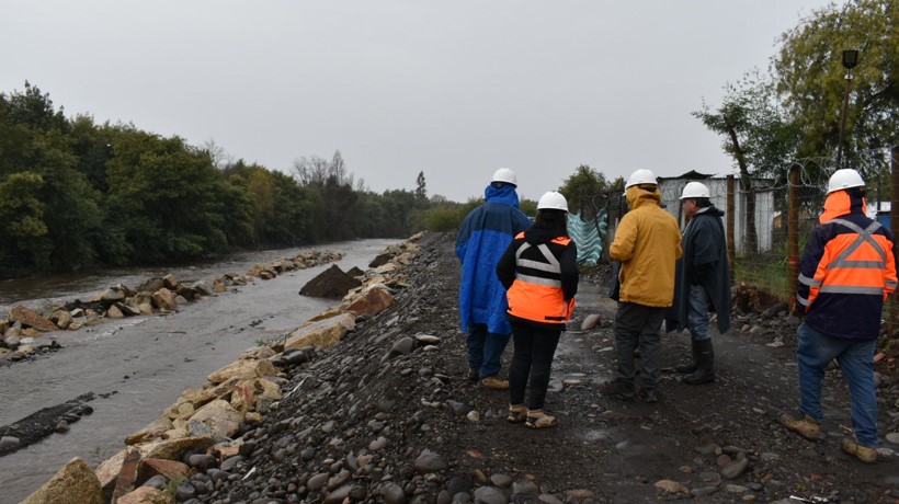 Dos puentes sin conectividad presenta Ñuble por las lluvias