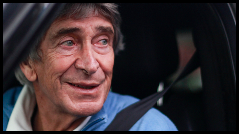 Manuel Pellegrini visitó a la selección chilena en Juan Pinto Durán