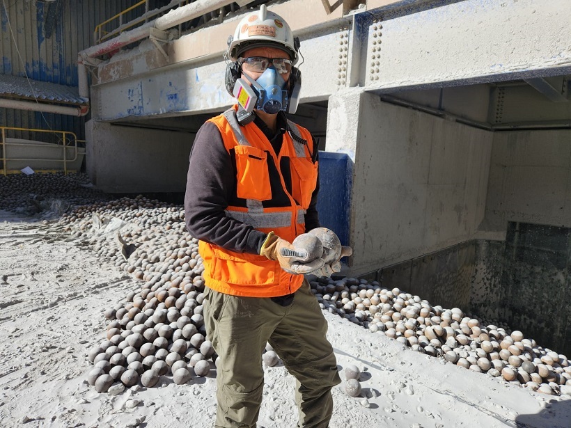 Chuquicamata ahorra más de 700 mil dólares gracias a reutilización de bolas de acero de molinos SAG