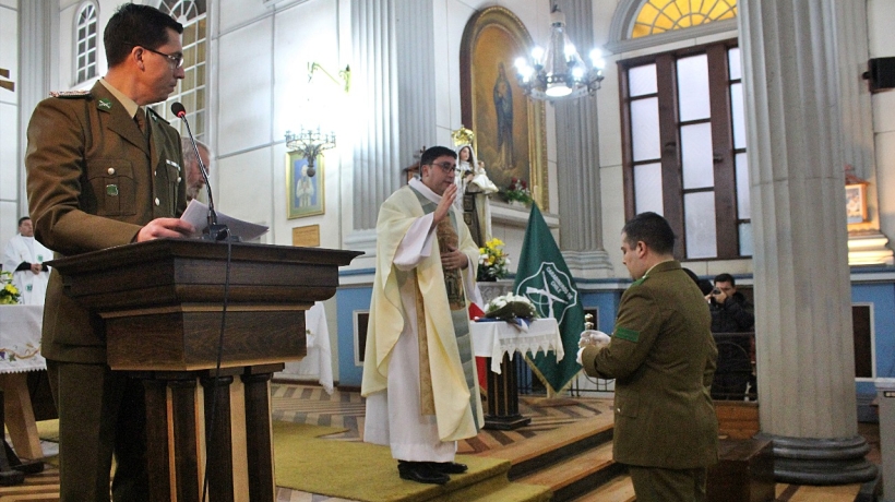Carabineros conmemoró el Día del Mártir en la catedral de Puerto Montt