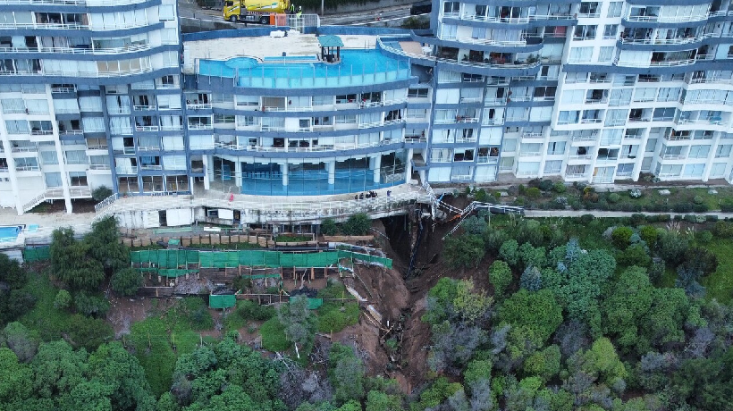 Edificio Euromarina II podría colapsar ante cualquier falla en las obras de mitigación