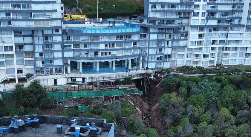 Socavones en Viña: declaran “inhabitable en forma total” al edificio Euromarina II