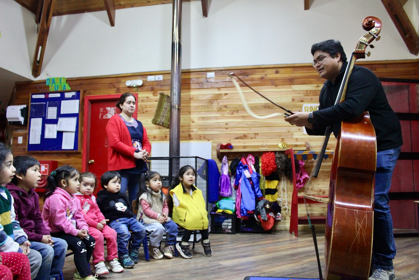 Panguipulli: Niños del sector Bocatoma participaron en jornada del programa Vive la Música