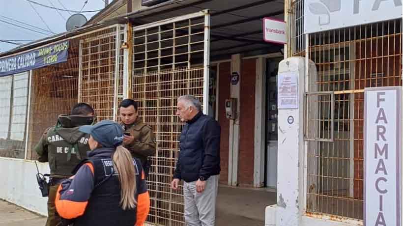 Municipio de Algarrobo se querellará contra asaltantes de Farmacia Litoral