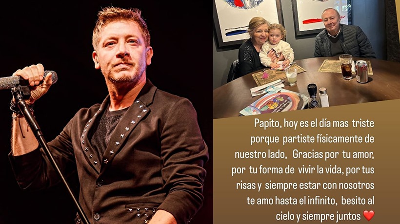 Triste pérdida enluta al músico Cristián Natalino durante su gira nacional