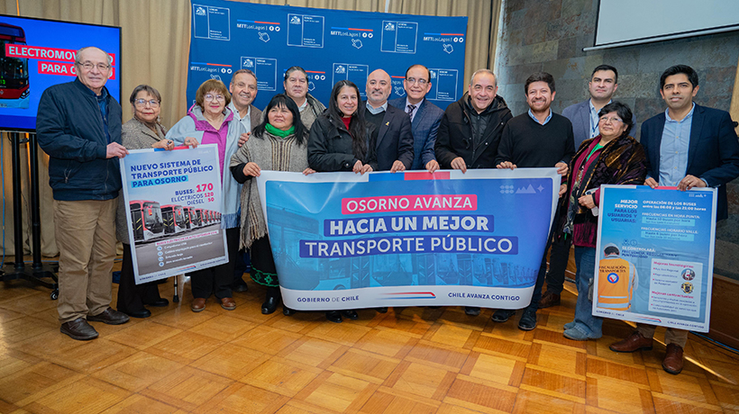 Nuevo sistema de transporte público para Osorno contaría con 120 buses eléctricos