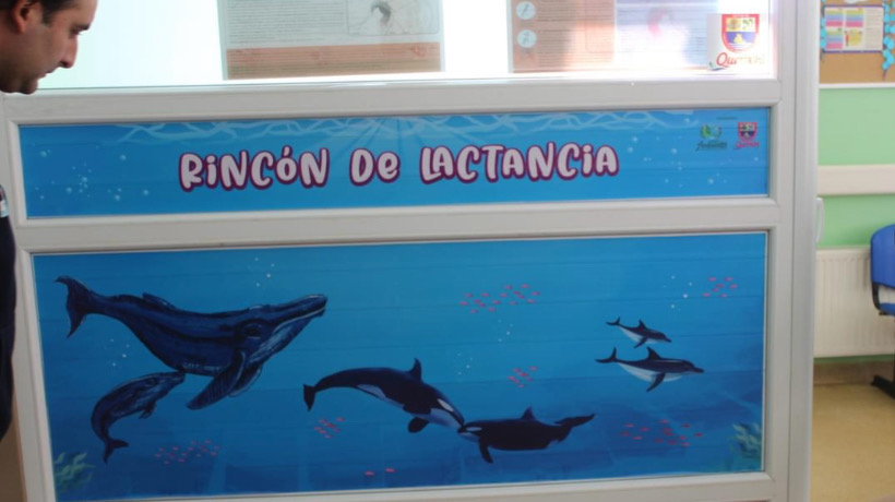 Cesfam de Quemchi inaugura espacio de lactancia materna