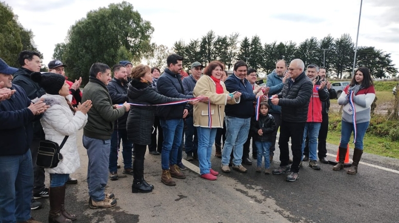 Inauguraron pavimentación del camino Salto Chico-La Goleta en Puerto Montt