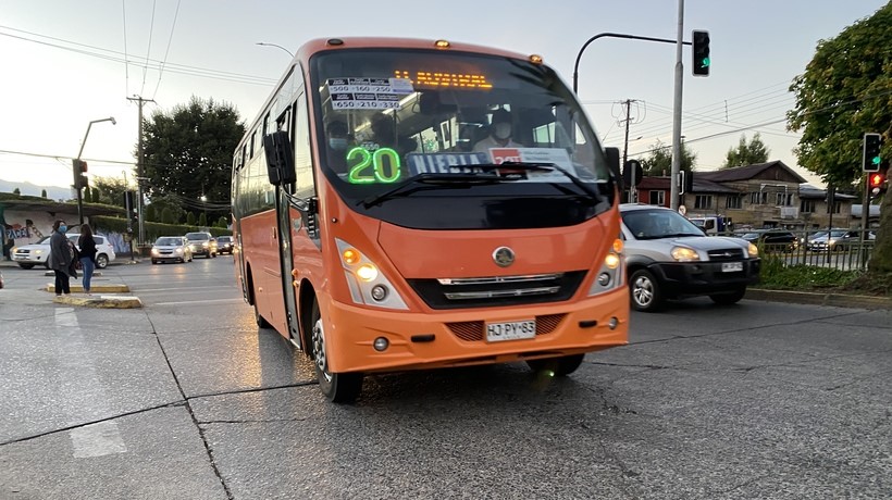 Valdivia: Ministerio de Transportes anunció alza en el pasaje del Transporte Público