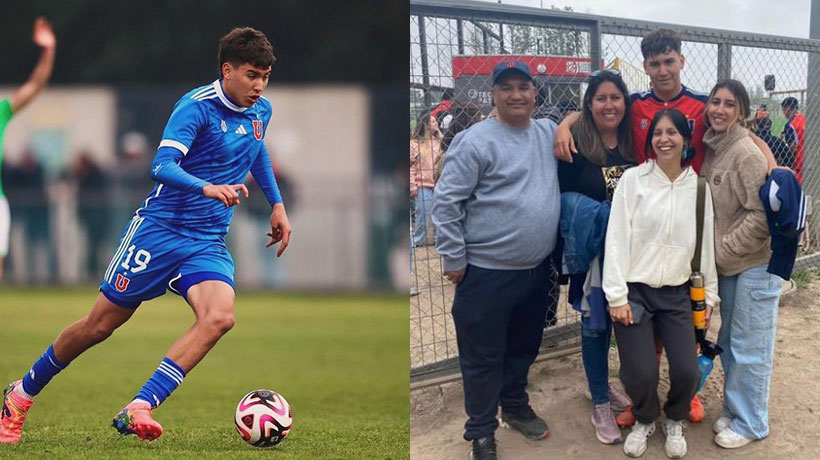 Andrés Torres, goleador de la sub 18 de la “U”: “Por mi abuelo y por mi tío jugaría encantado por San Luis”