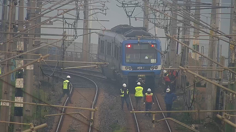 ¿Qué es el pantógrafo y por qué se suspendió el tren en Viña y Valparaíso?