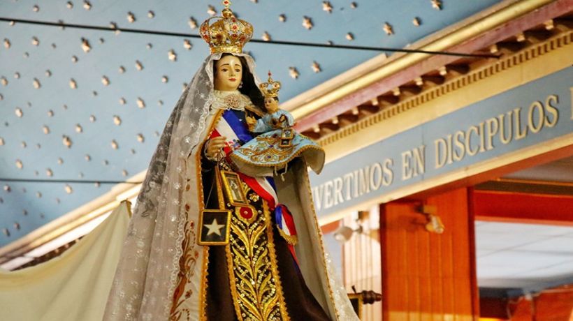 Este lunes celebran solemne eucaristía de víspera de la fiesta de la Virgen del Carmen