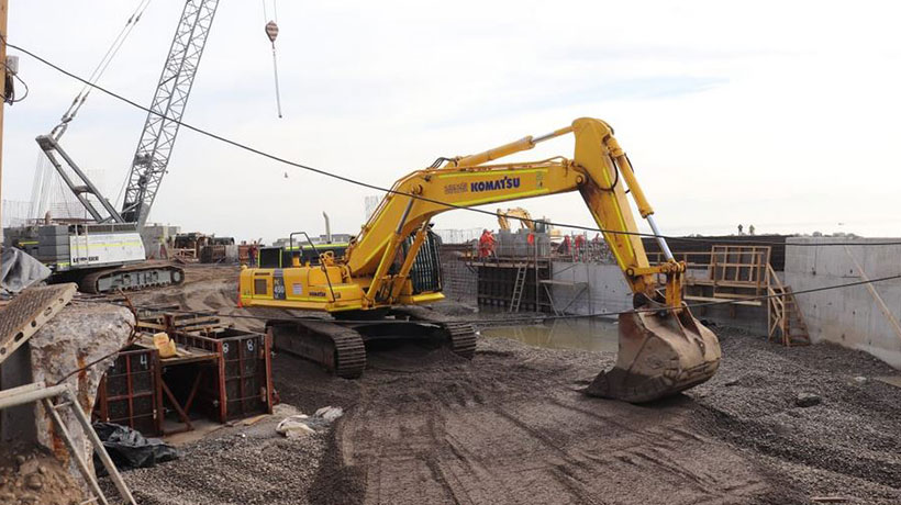 Un 30% de avance registran las obras de nueva caleta de pescadores en Horcón Un 30% de avance registran las obras de nueva caleta de pescadores en Horcón