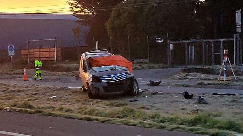 Volcamiento en la Ruta 5 a Puerto Montt dejó a un conductor venezolano fallecido Volcamiento en la Ruta 5 a Puerto Montt dejó a un conductor venezolano fallecido
