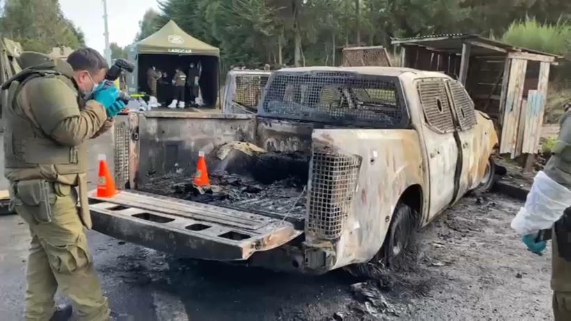 Realizan intensa búsqueda de prófugo por crimen de carabineros en Cañete Realizan intensa búsqueda de prófugo por crimen de carabineros en Cañete
