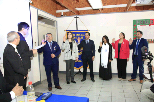 Club de Leones de Nueva Imperial realizó su tradicional cambio de Mando 2024- 2025