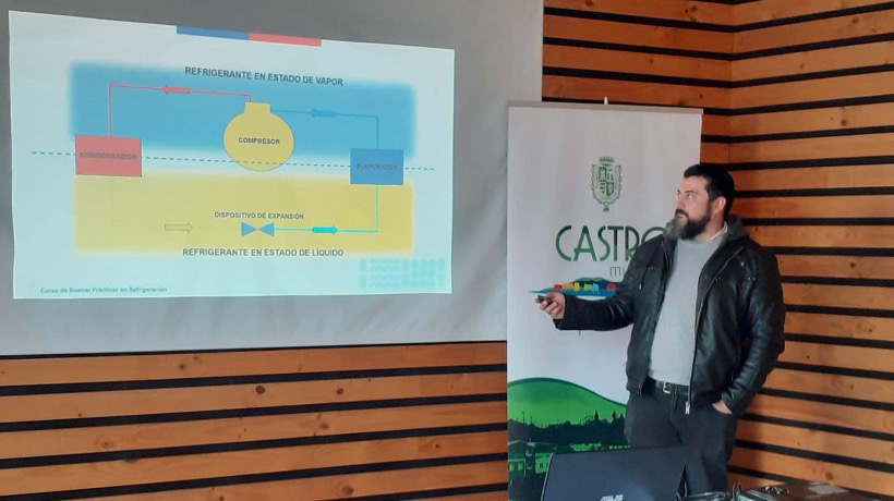 Castro realiza curso pionero sobre buenas prácticas para refrigeración