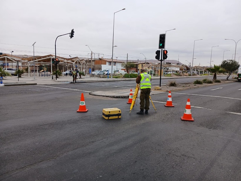 Siat investiga muerte de pasajero en colisión en la calle Santiago Arata de Arica