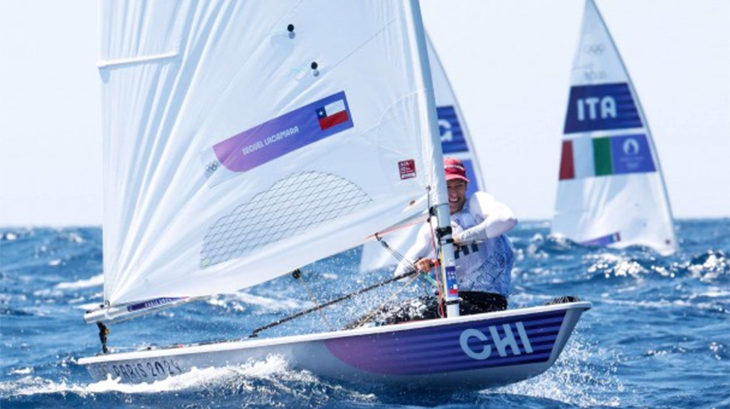 Clemente Seguel obtiene diploma olímpico tras quedar octavo en la tabla general de vela en los Juegos Olímpicos de París